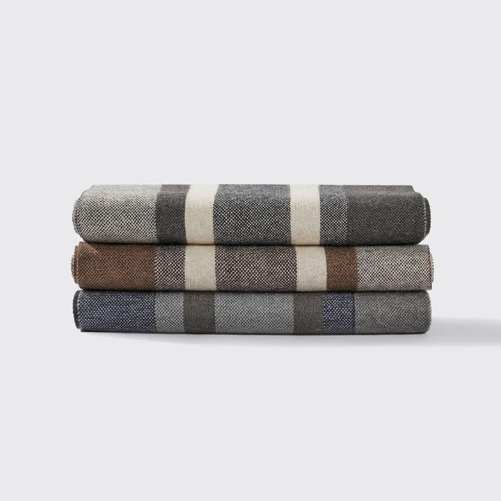 Men's Winter Classical Warm Plaid Stripe Scarf - image 6
