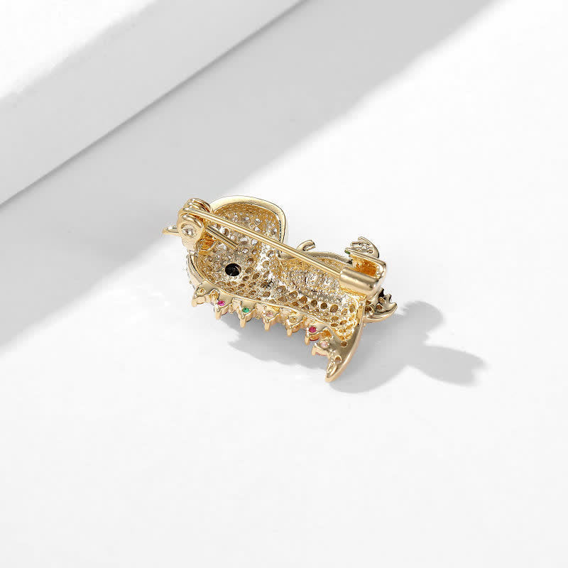 Women's Cartoon Shimmering Dinosaur Brooch - image 5