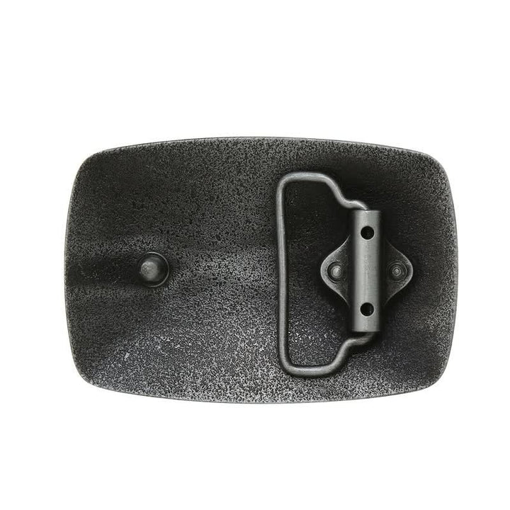 Men's DIY Square Turquoise Western Buckle Leather Belt - image 1