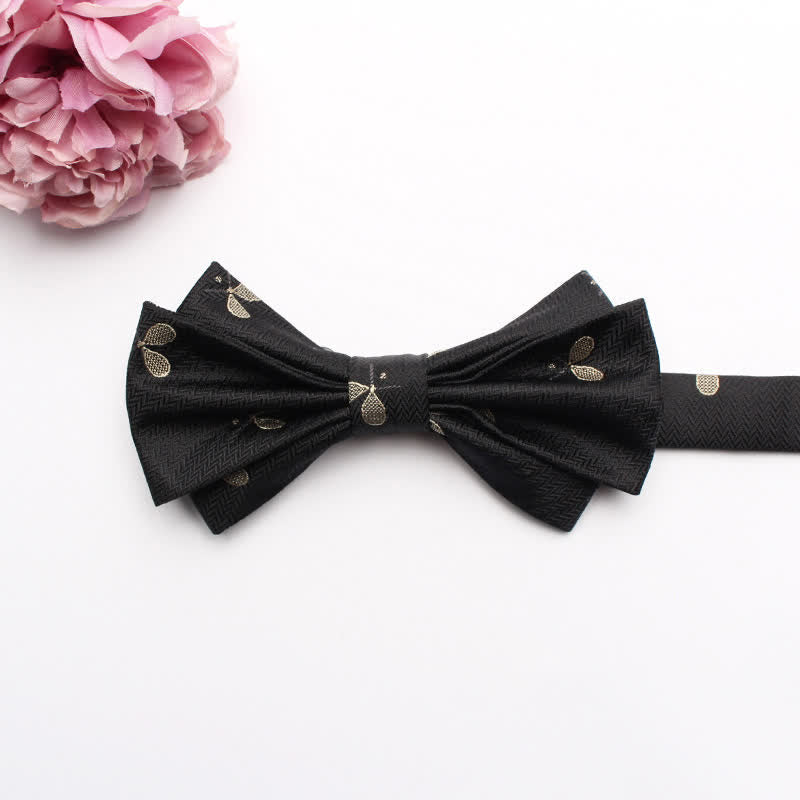 Men's Fangled Jacquard Texture Suit Bow Tie - # 1 - image 1