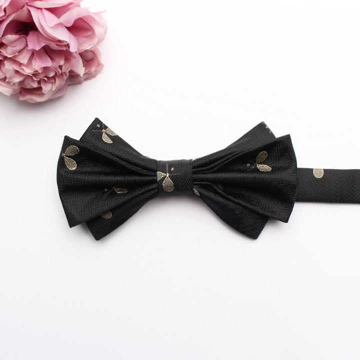 Men's Fangled Jacquard Texture Suit Bow Tie - # 1 - image 1