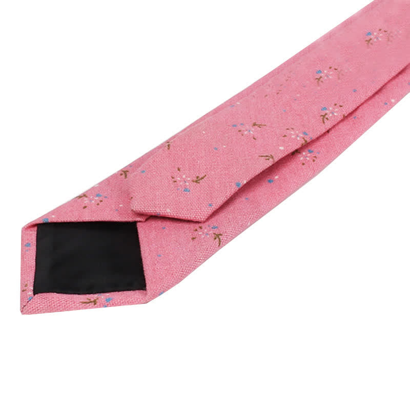Men's Elegant Floral Skinny Necktie - image 5