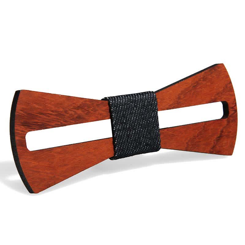 Men's Creative Funny Wooden Bow Tie - Style #3 - image 5