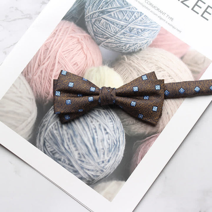 Men's Multi Styles Floral Printed Prom Bow Tie - # 2 - image 5