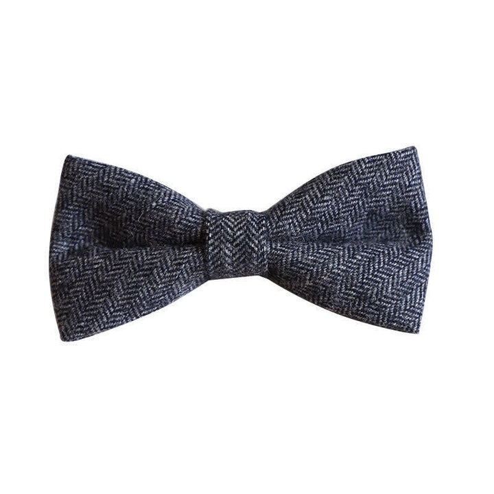 Men's Simple Tweed Wool Blend Bow Tie - image 23