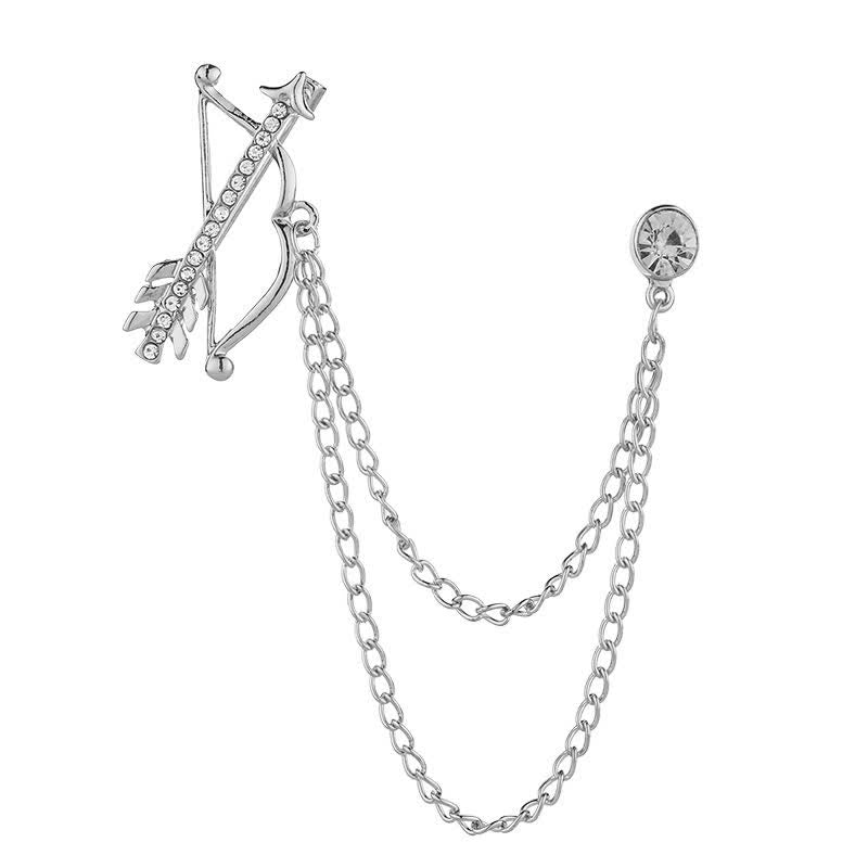Men's Cupid Arrow Chain Brooch - image 3