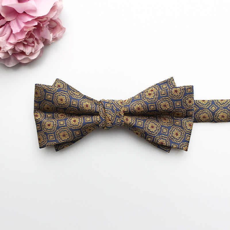 Men's Classical Formal Printed Bow Tie - Style #3 - image 4