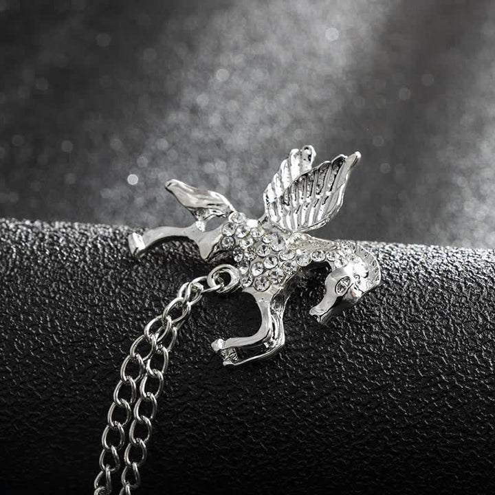 Men's Vintage Pegasus Tassel Brooch - image 6