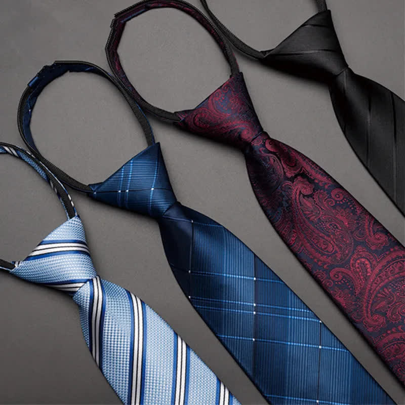 Men's Business Zipper Tie Novelty Necktie - image 0
