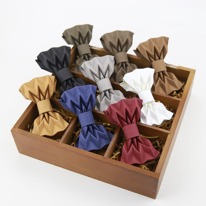 Men's Creative Environmental Kraft Paper Bow Tie - image 10