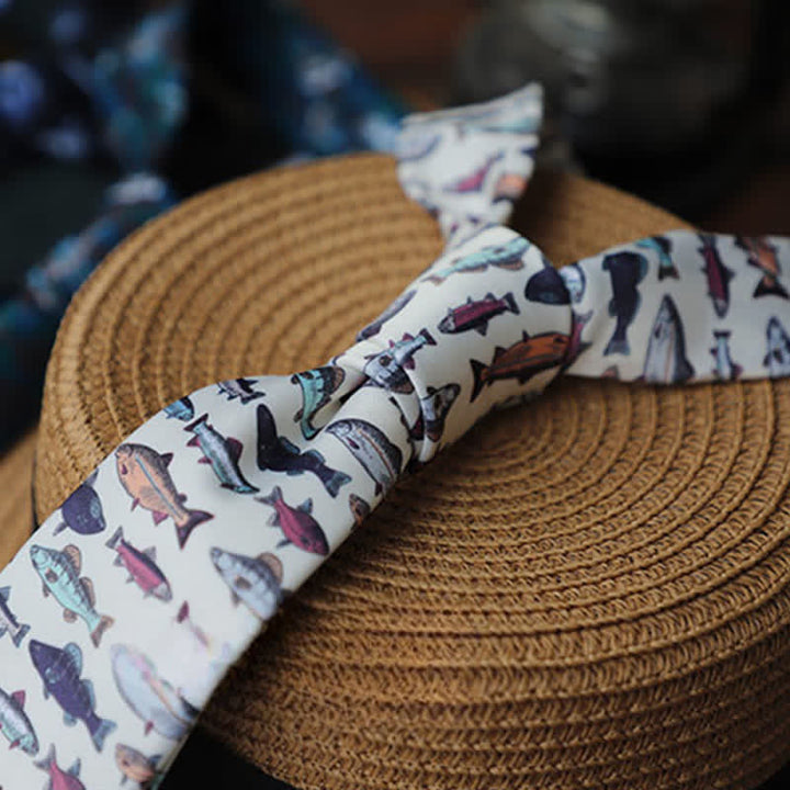Men's Colourful Prehistoric Creatures Necktie - image 9
