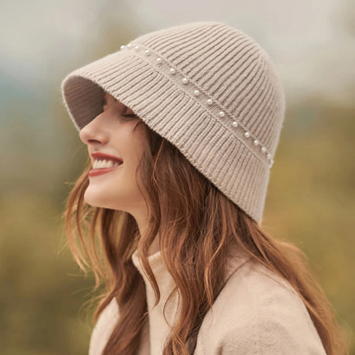 Women's Holiday Vacation Pearl Bucket Hat - image 0