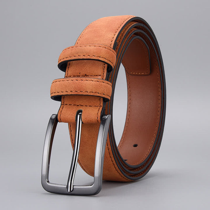 Men's Rugged Matte PU Leather Belt - image 0