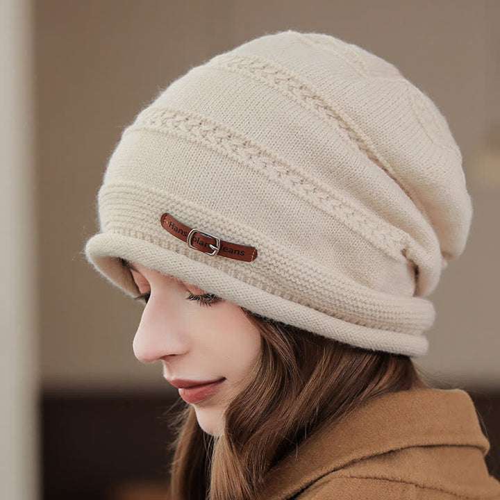 Women's Packable Winter Cap Pile Knitted Hat - image 1