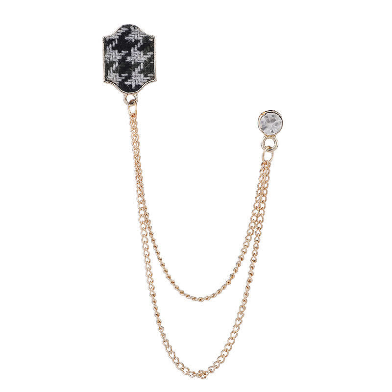 Men's British Cloth Personality Brooch - image 5