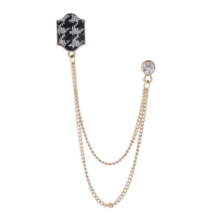 Men's British Cloth Personality Brooch - image 5
