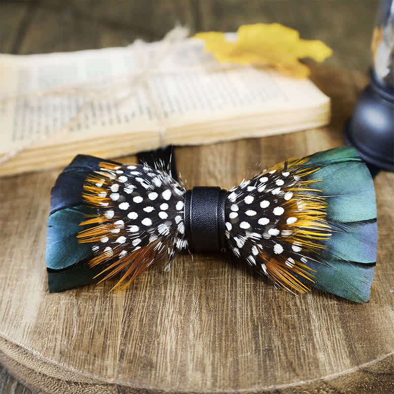 Green Classic Feather Bow Tie Collection Bundle - image 6