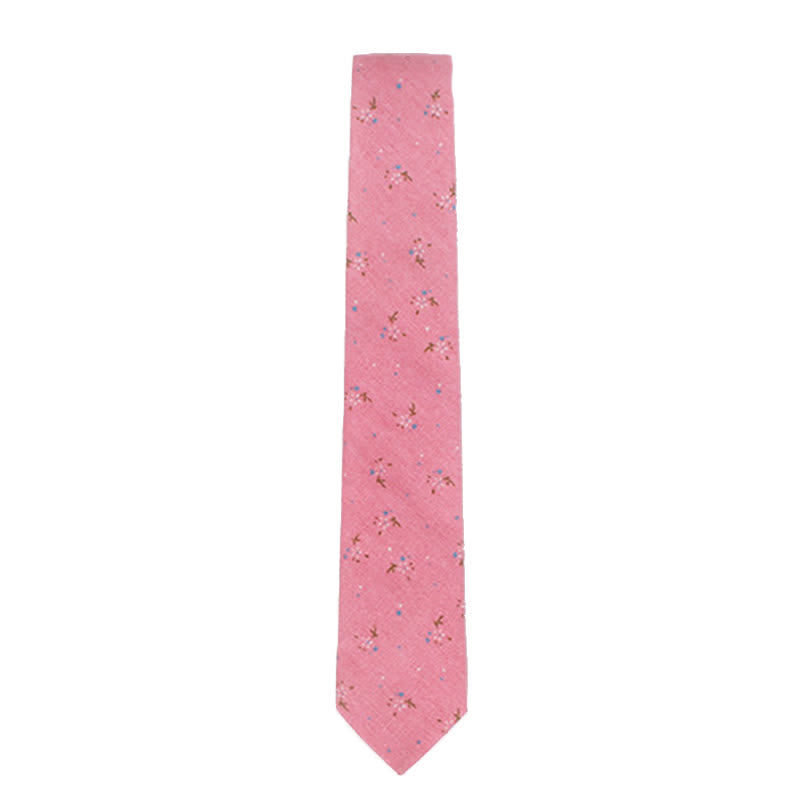 Men's Elegant Floral Skinny Necktie - image 3