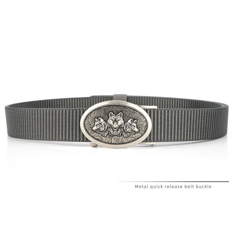 Men's Hungry Wolves Simple Nylon Belt - image 4