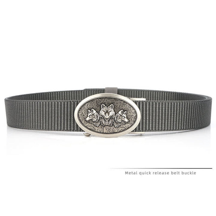 Men's Hungry Wolves Simple Nylon Belt - image 4