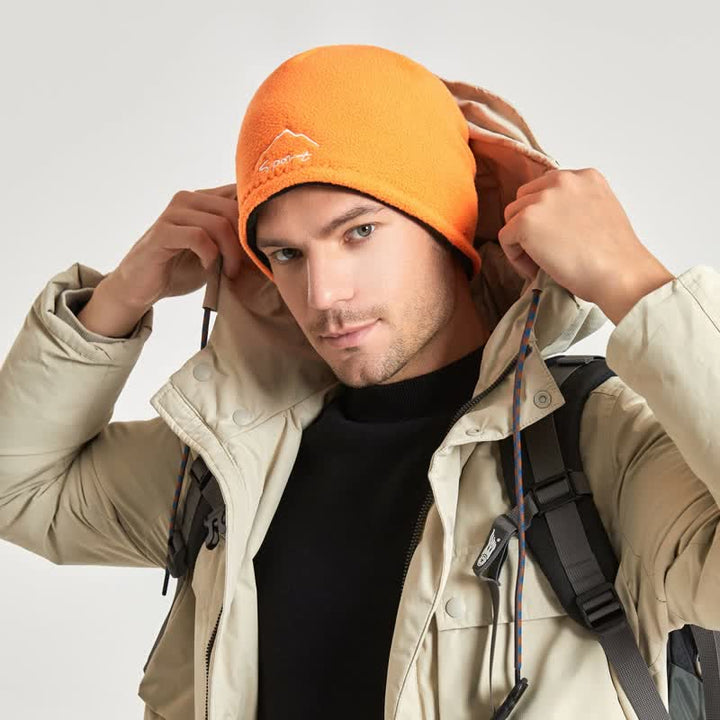 Windproof Polar Fleece Reversible Warm Hat - image 8
