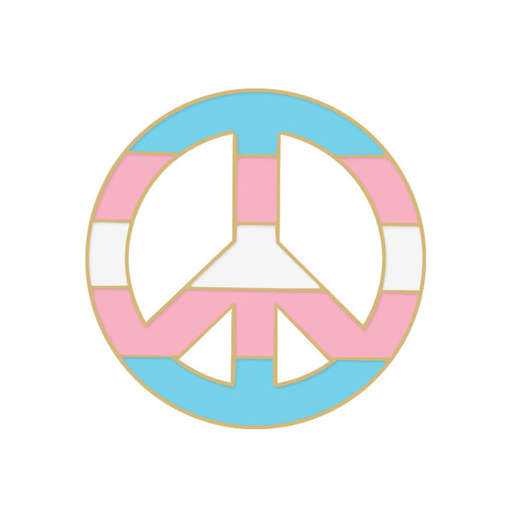 6Pcs Pride Day Pink & Blue Rainbow Flag Brooch - image 8