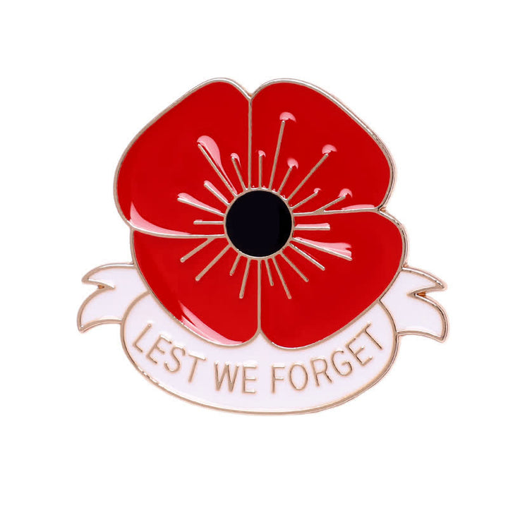3Pcs Unisex Lest We Forget Poppy Brooch - image 9