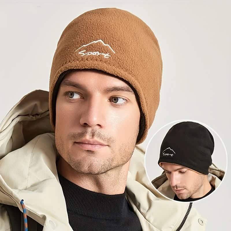 Windproof Polar Fleece Reversible Warm Hat - image 4