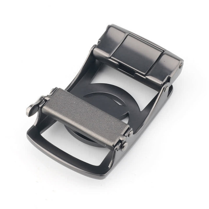 Men's DIY Tiger Head Automatic Buckle Leather Belt - image 2