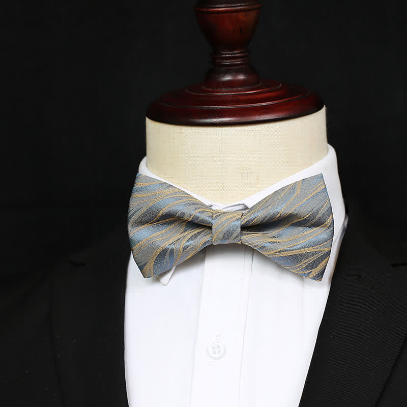 Men's Grayish Blue Spring Breeze Bow Tie - image 1