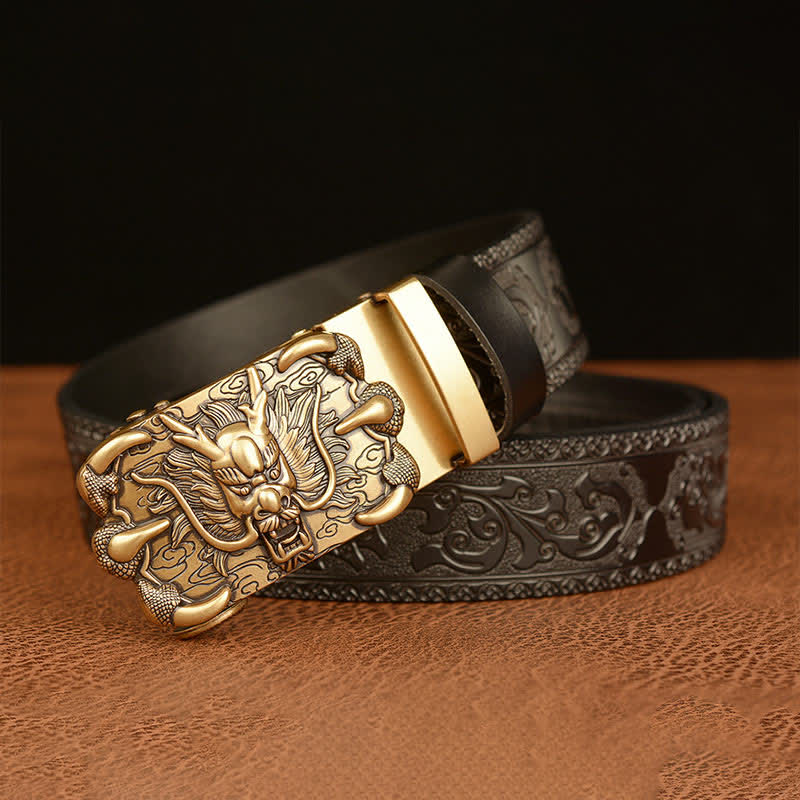 Men's Mighty Dragon Claw Leather Belt - image 11