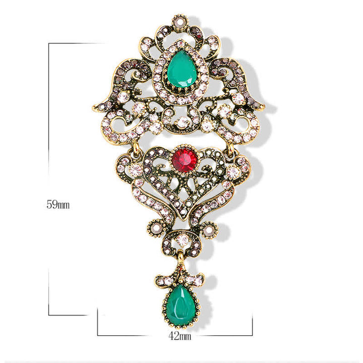Women's Classical Waterdrop Banquet Brooch - image 3