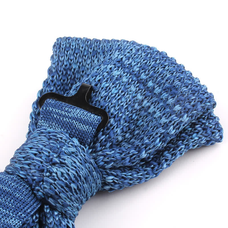 Men's Rustic Leisure Tie-dye Knitted Bow Tie - image 3
