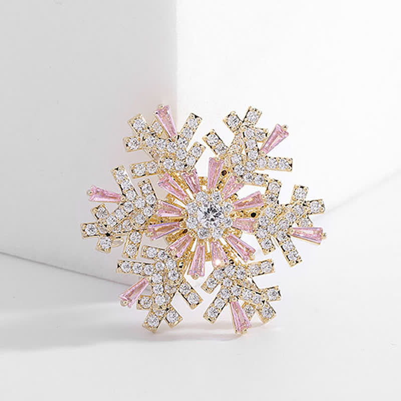 Women's Rotatable Snowflake Brooch - image 3