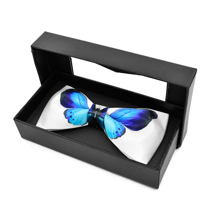 Men's Lifelike Printed Butterfly Bow Tie - image 1