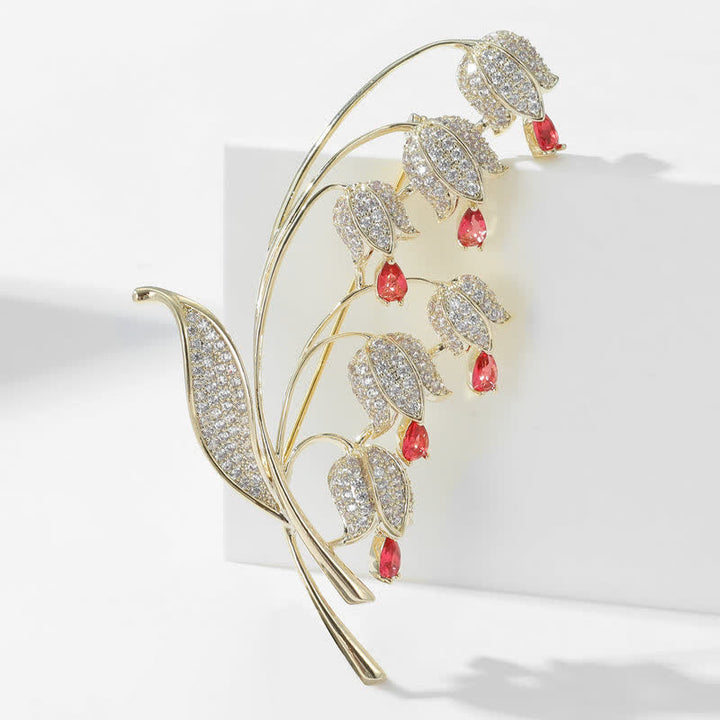 Women's Lily Of The Valley Brooch - image 11