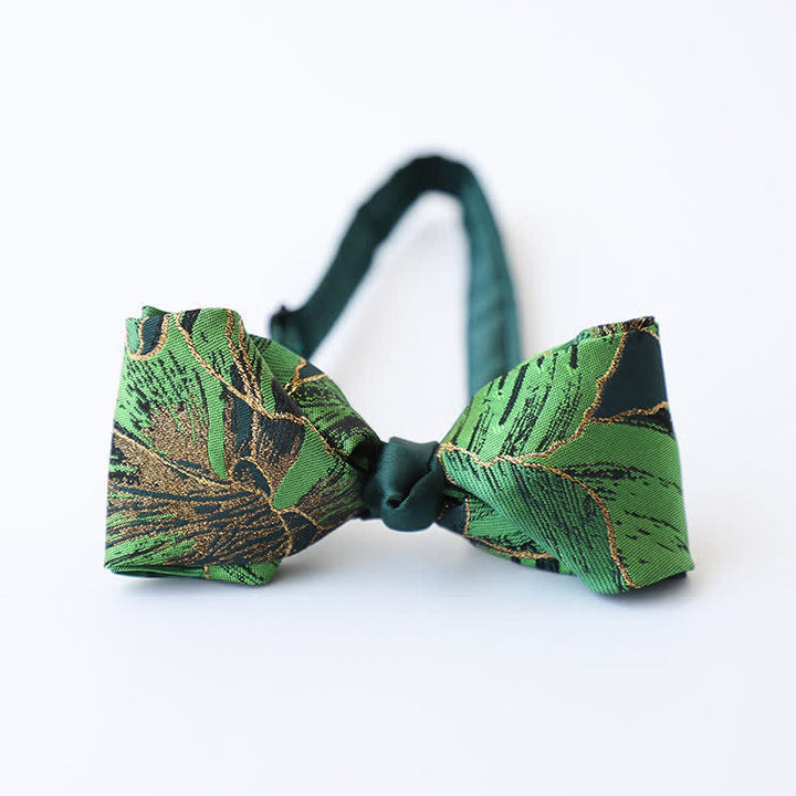 Men's Green Series Gold Tone Koi Bow Tie - Style #2 - image 5