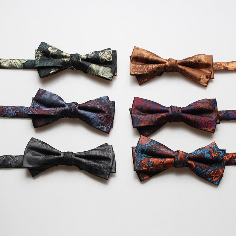 Men's Multi Styles Floral Printed Prom Bow Tie - image 4