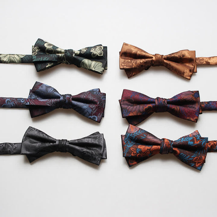 Men's Multi Styles Floral Printed Prom Bow Tie - image 4
