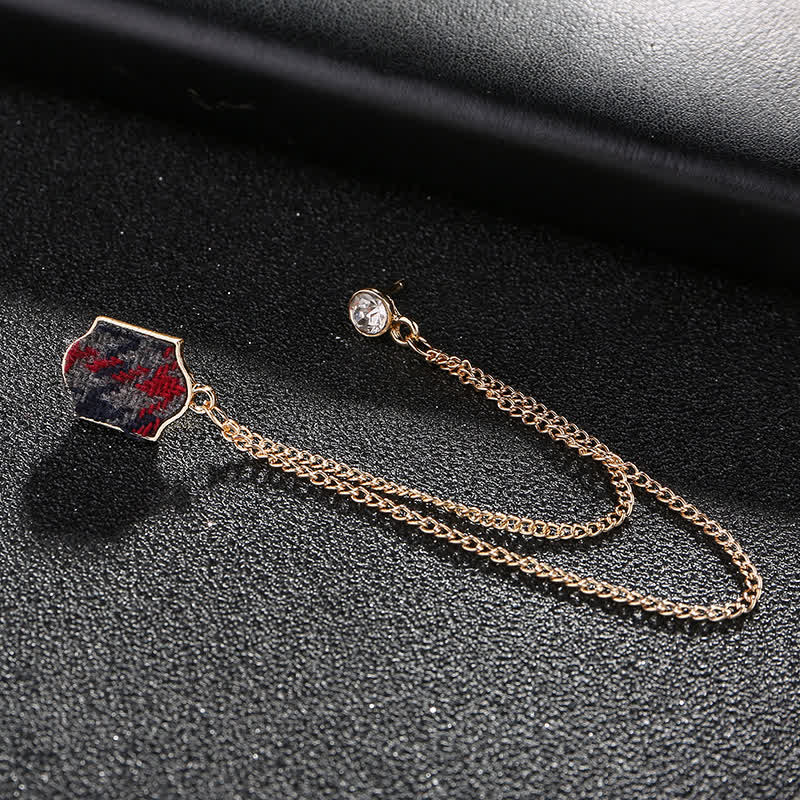 Men's British Cloth Personality Brooch - image 2