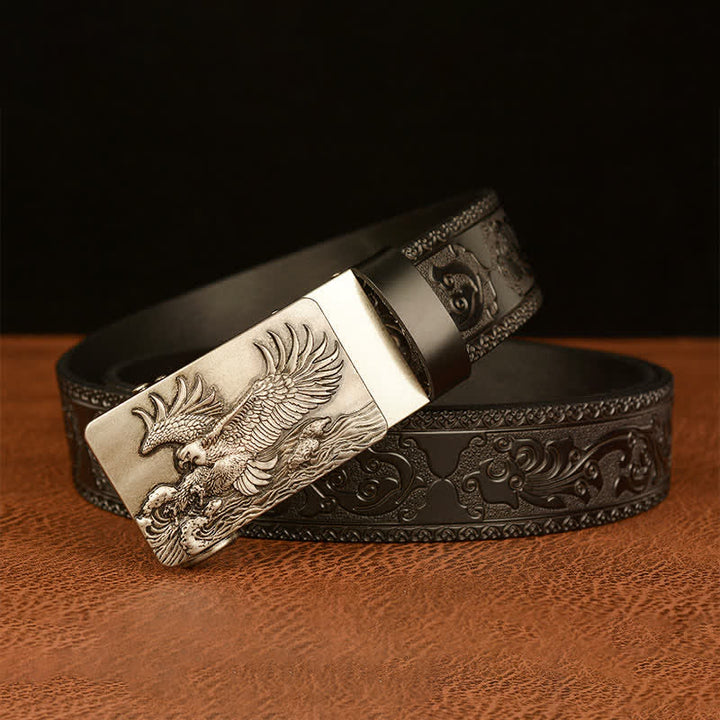 Men's Eagle Expanded Its Wings Leather Belt - image 18