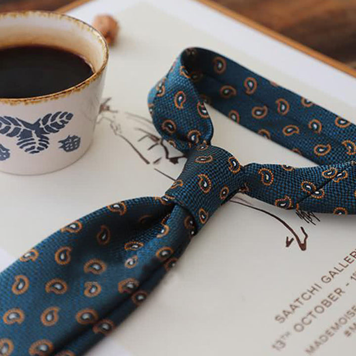 Men's Classic Elegant Floral Necktie - image 6