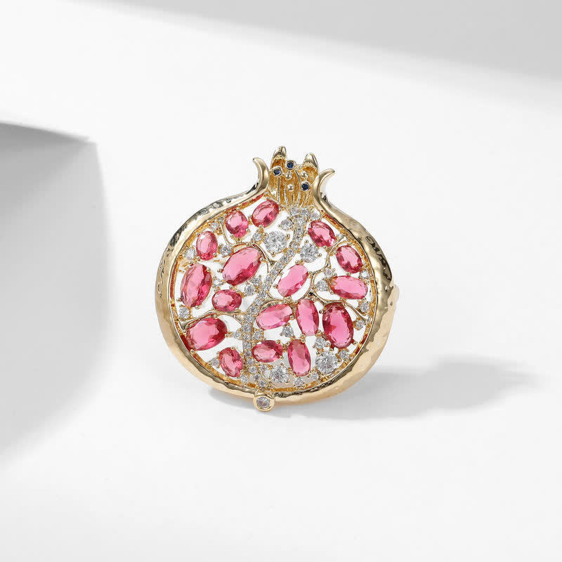 Women's Elegant Insect Pomegranate Brooch - image 4