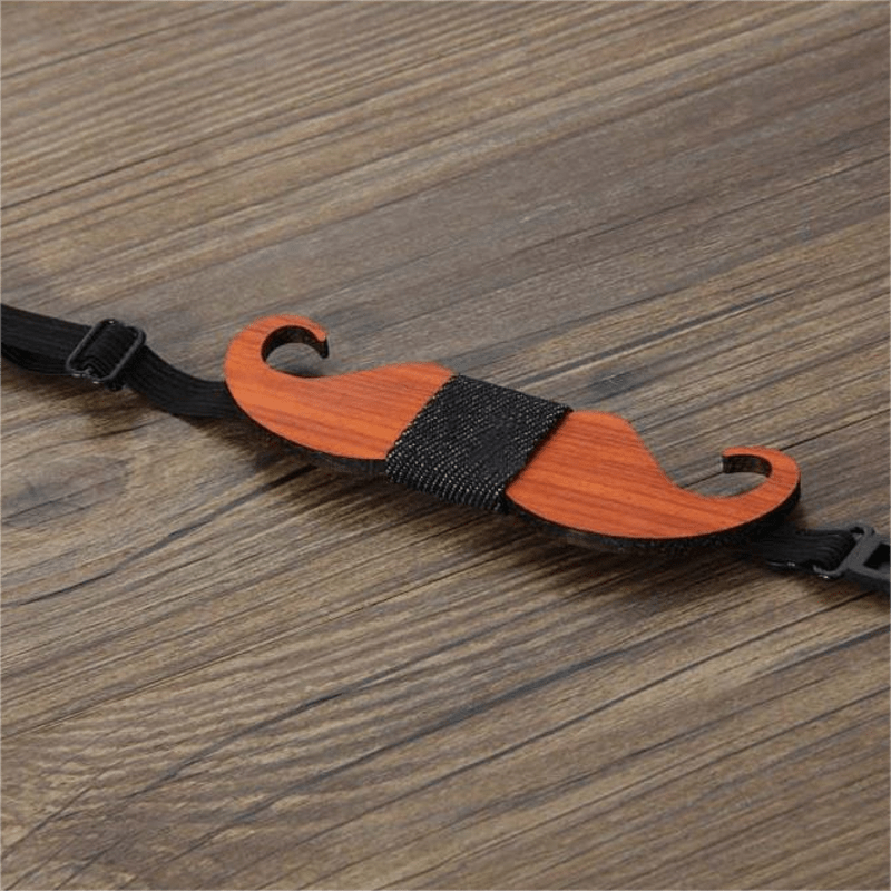 Men's Creative Funny Wooden Bow Tie - image 1