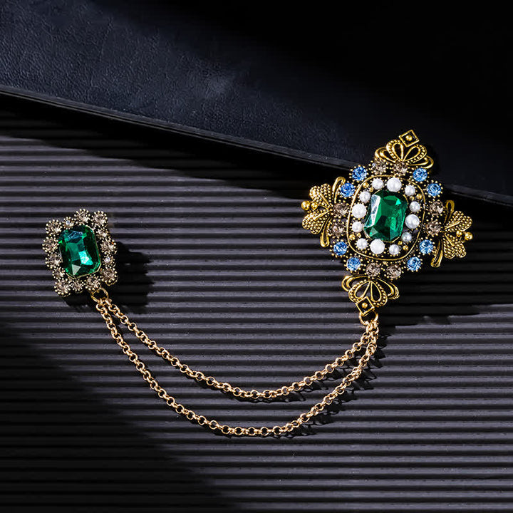 Women's Baroque Palace Chain Brooch  - image 3