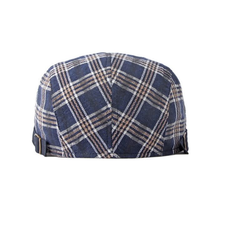 Travel Casual Checkered Beret Flat Cap - image 6