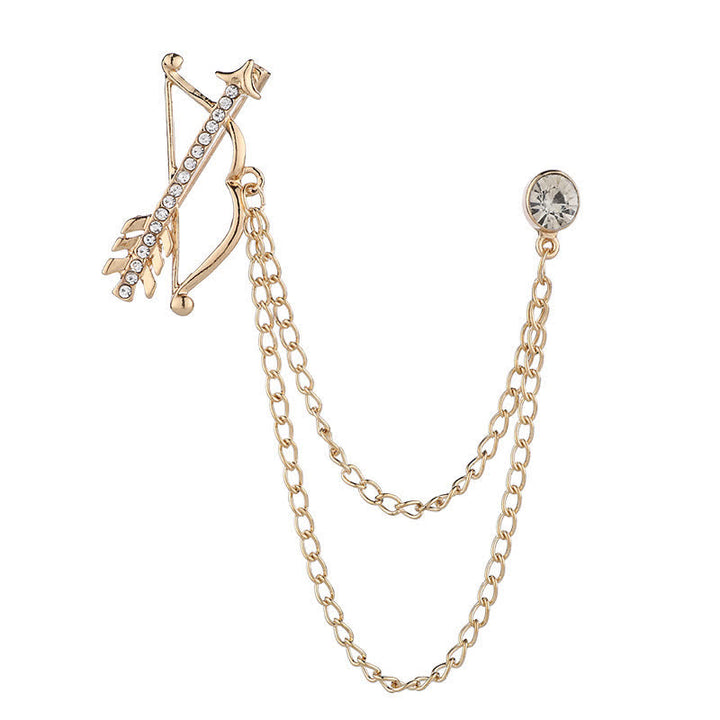 Men's Cupid Arrow Chain Brooch - image 7