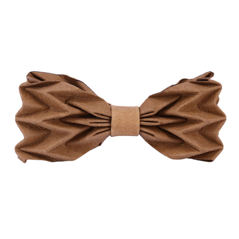 Men's Creative Environmental Kraft Paper Bow Tie - Peru - image 14