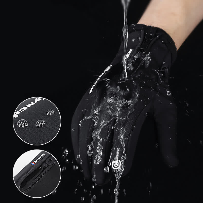 Outdoor Cycling Waterproof Zipper Tactical Gloves - image 11