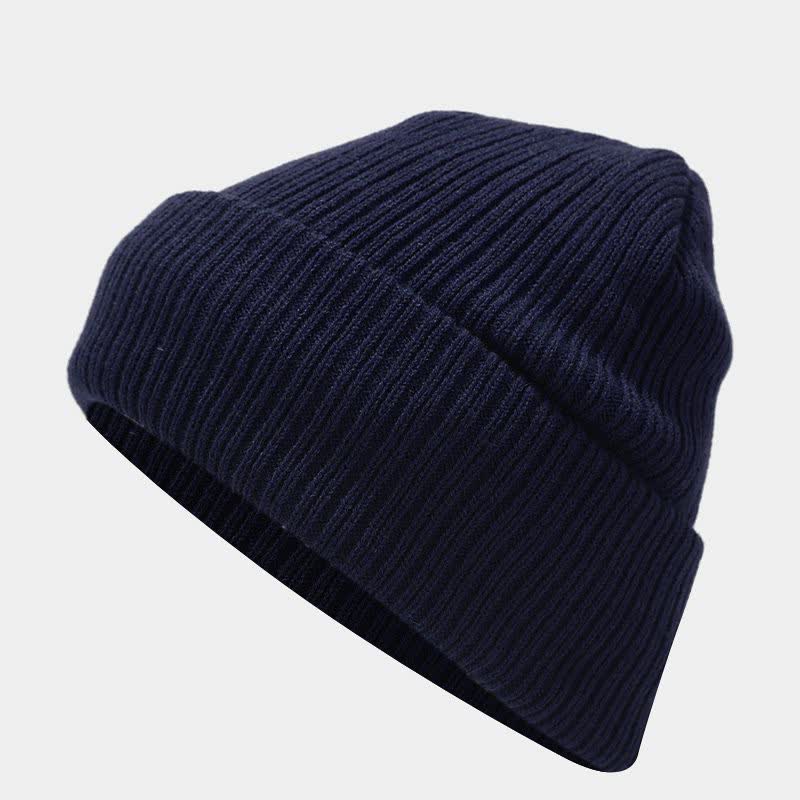 3Pcs Unisex Solid Color Twill Hat Scarf Gloves Set - image 1